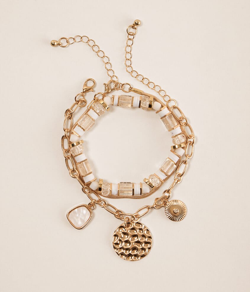 3 Pack Charm Bracelet Set