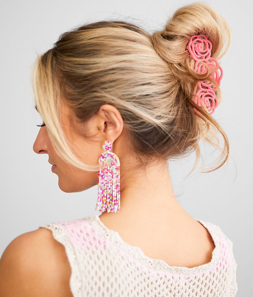 2 Pack Rosette Hair Claw Clips