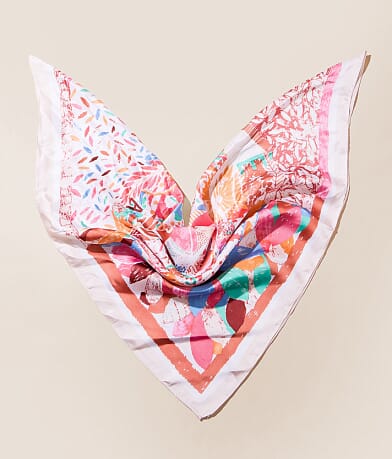 boutique by BKE Floral Fashion Scarf front view