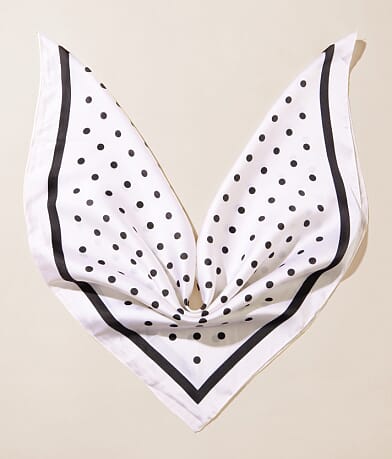 boutique by BKE Polka Dot Fashion Scarf front view