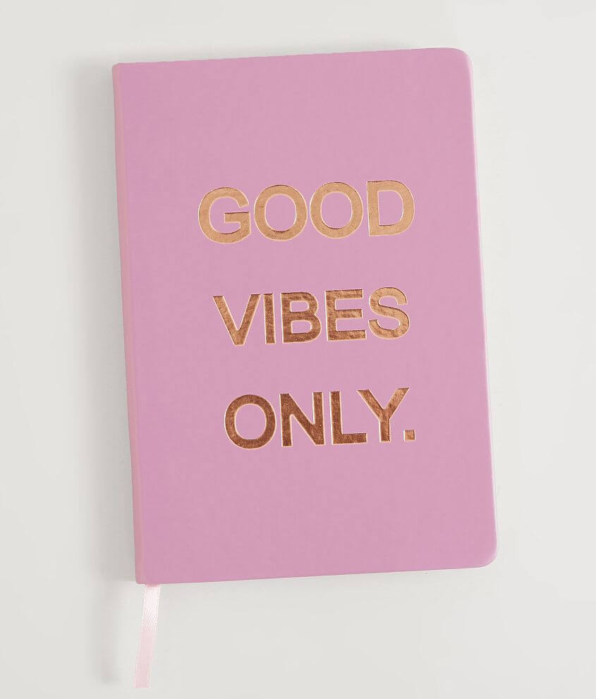 Good Vibes Only Notebook front view