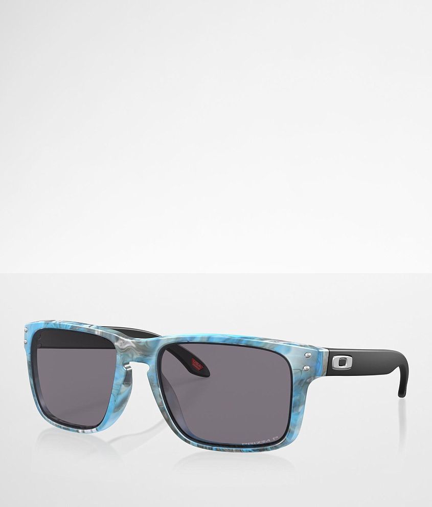 Holbrook™ XL Prizm Sapphire Polarized Lenses, Polished Clear Frame  Sunglasses