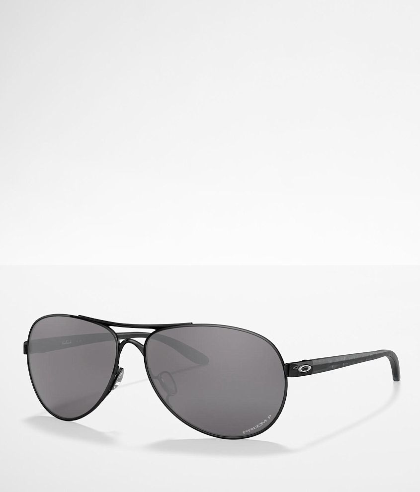 Oakley Feedback Aviator Prizm Sunglasses Women s Sunglasses Glasses in Polished Black Buckle