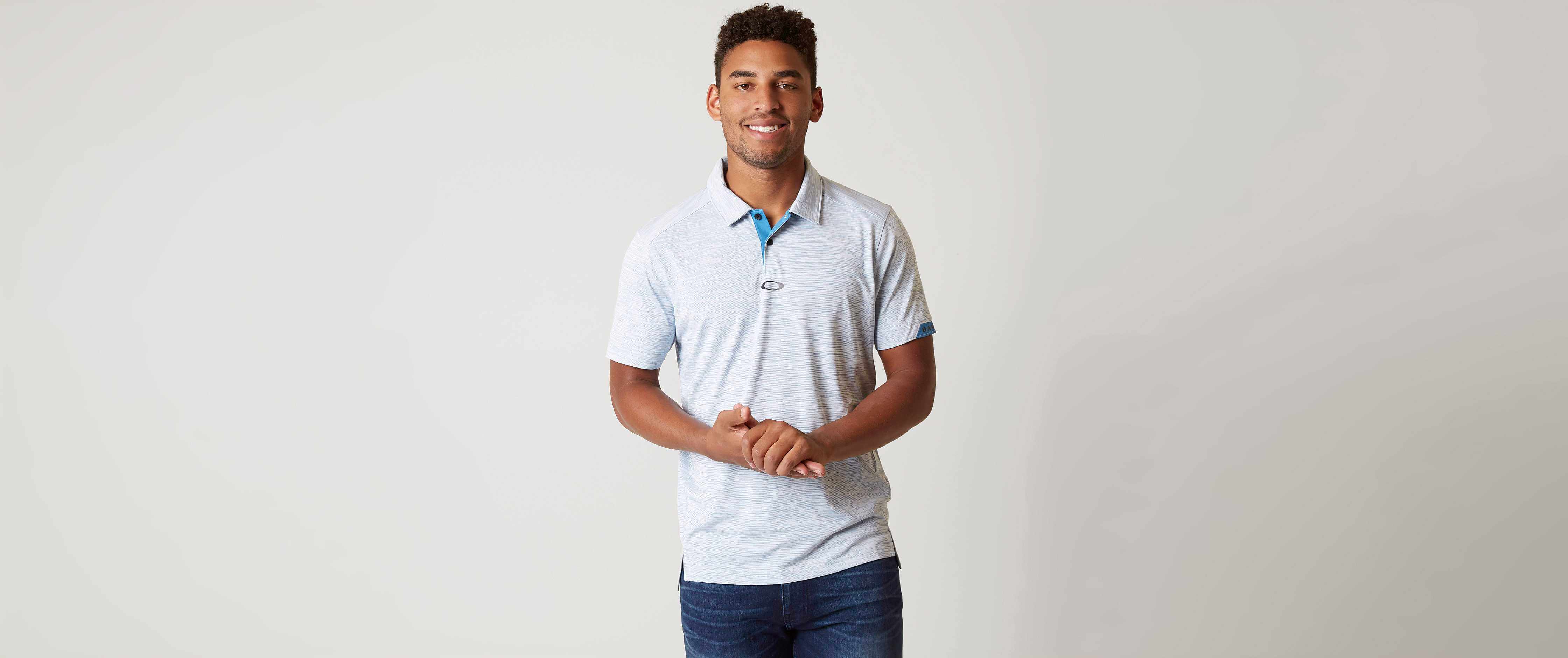 Oakley Gravity O Hydrolix™ Polo Clothing in California Blue Buckle