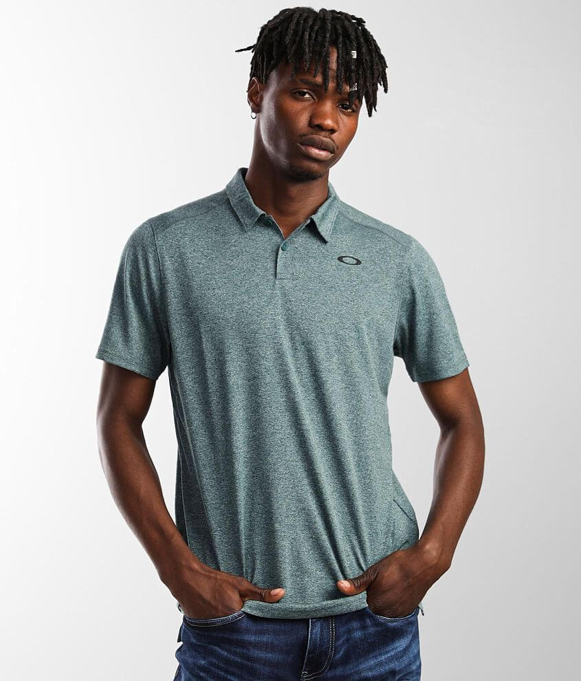 Oakley Ion O Hydrolix™ Polo Men's Polos in Heather Buckle