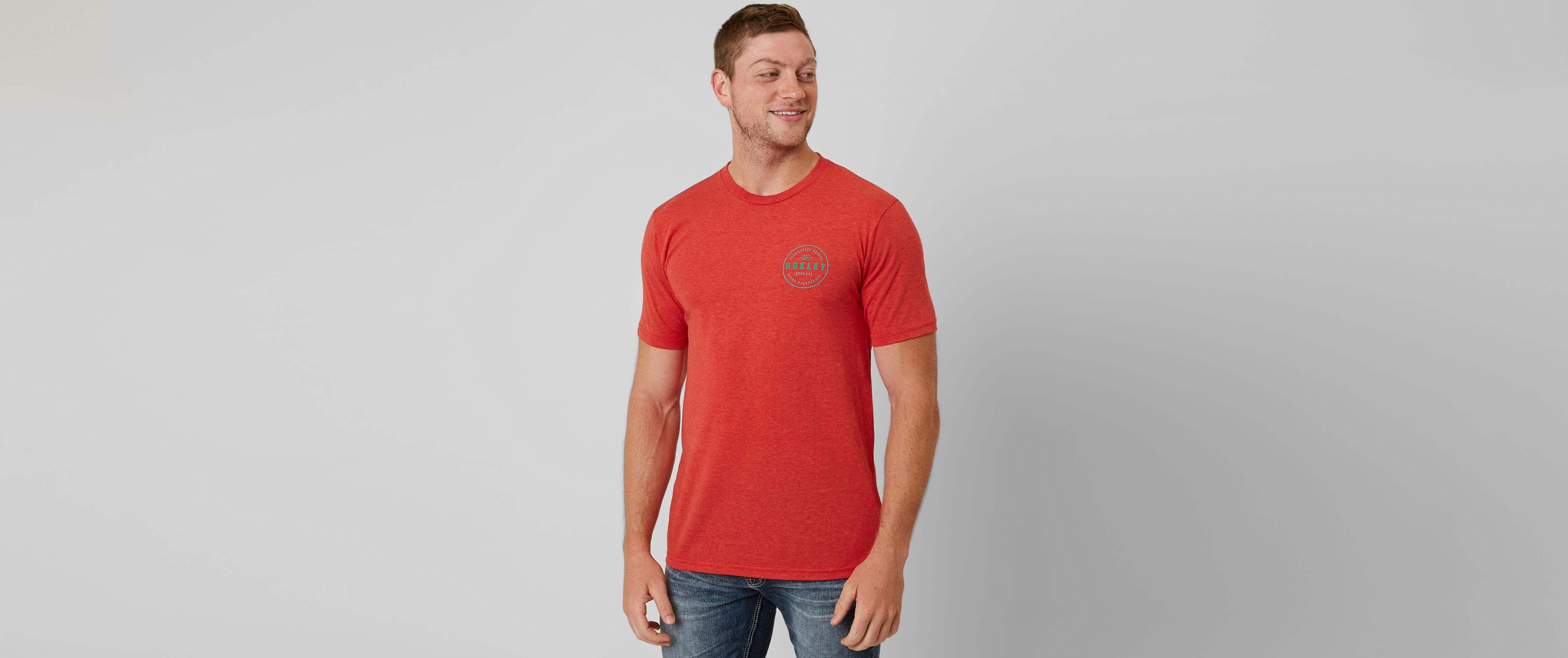 Oakley O-Stamp O Hydrolix™ T-Shirt - Clothing in Red Line Heather