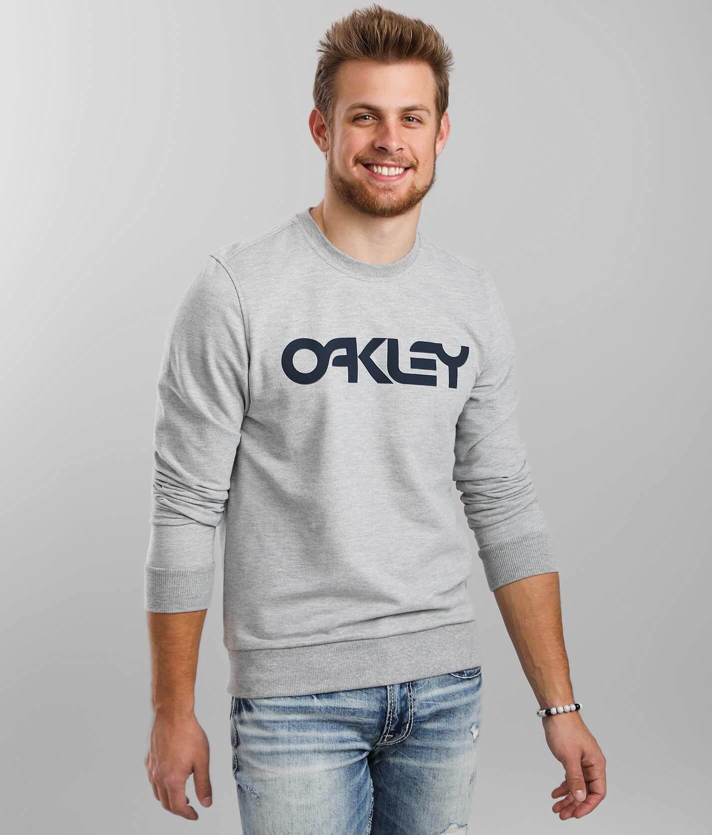 Oakley B1B Crew Neck Pullover Sweatshirt - Men's Sweatshirts in Granite  Heather | Buckle