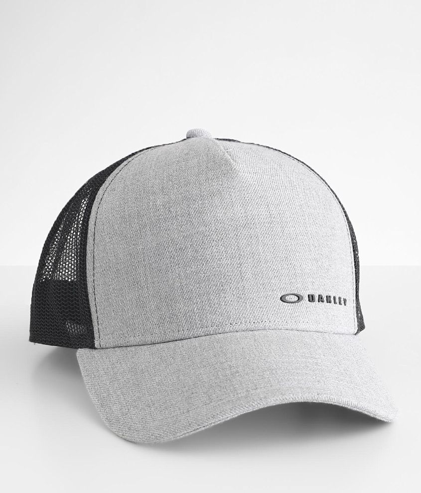 Oakley Chalten Trucker Hat - Men's Hats in New Granite Hthr Black | Buckle
