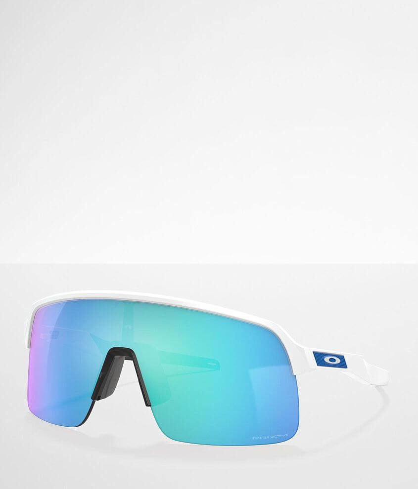 Oakley blue shop and white sunglasses