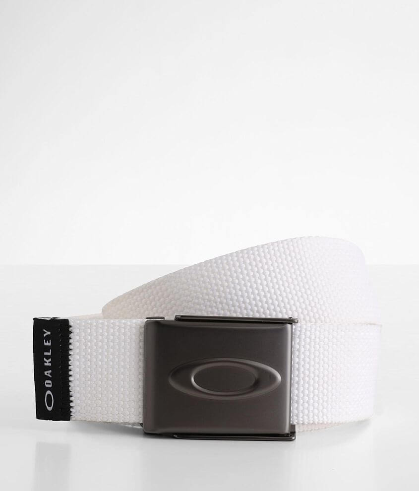 Oakley Ellipse Web Belt - Men's Belts in White | Buckle