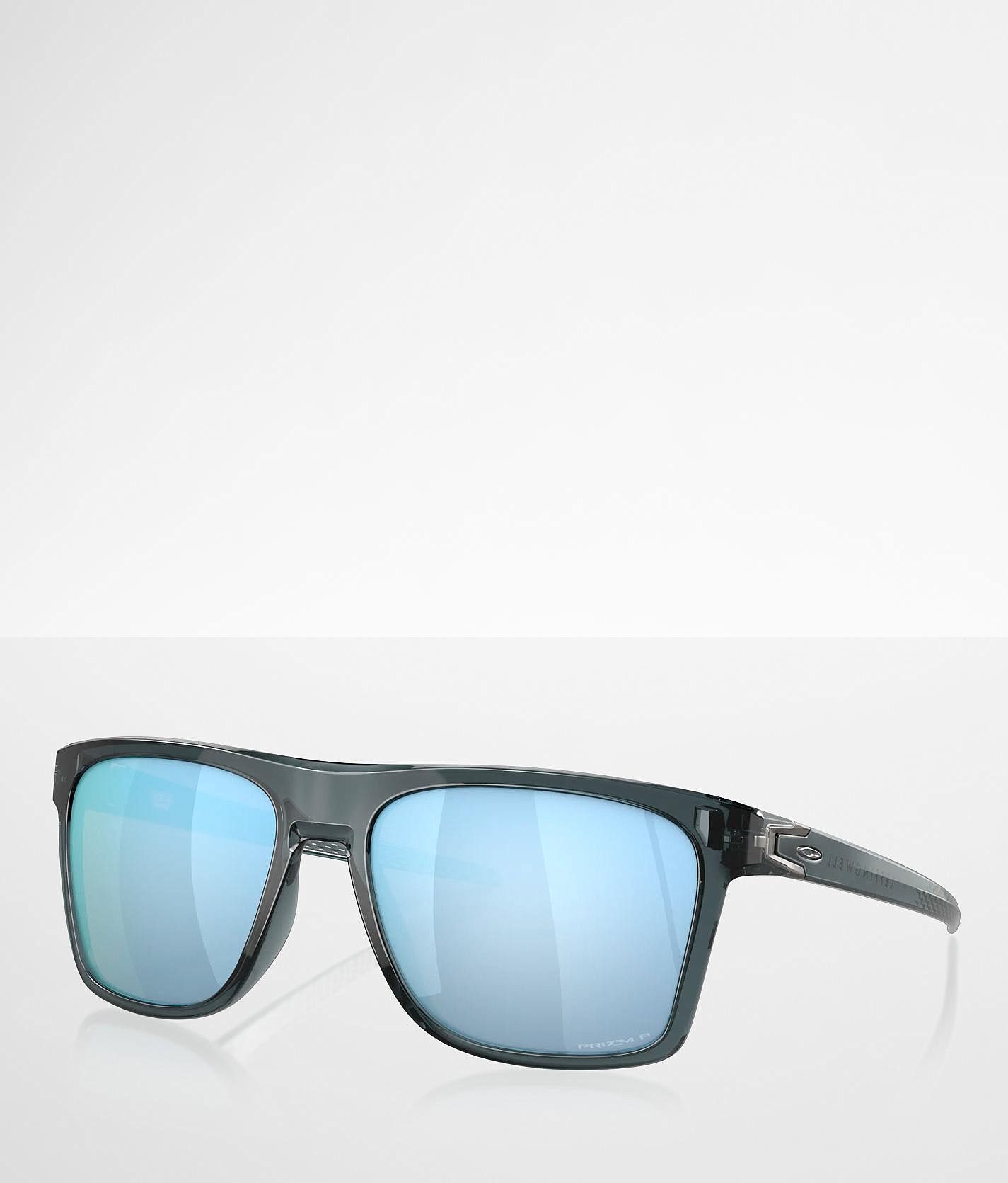 OAKLEY(オークリー) LEFFINGWELL crystal BK Oakley Mens Fit Leffingwell Crystal Black Frame - Prizm Deep