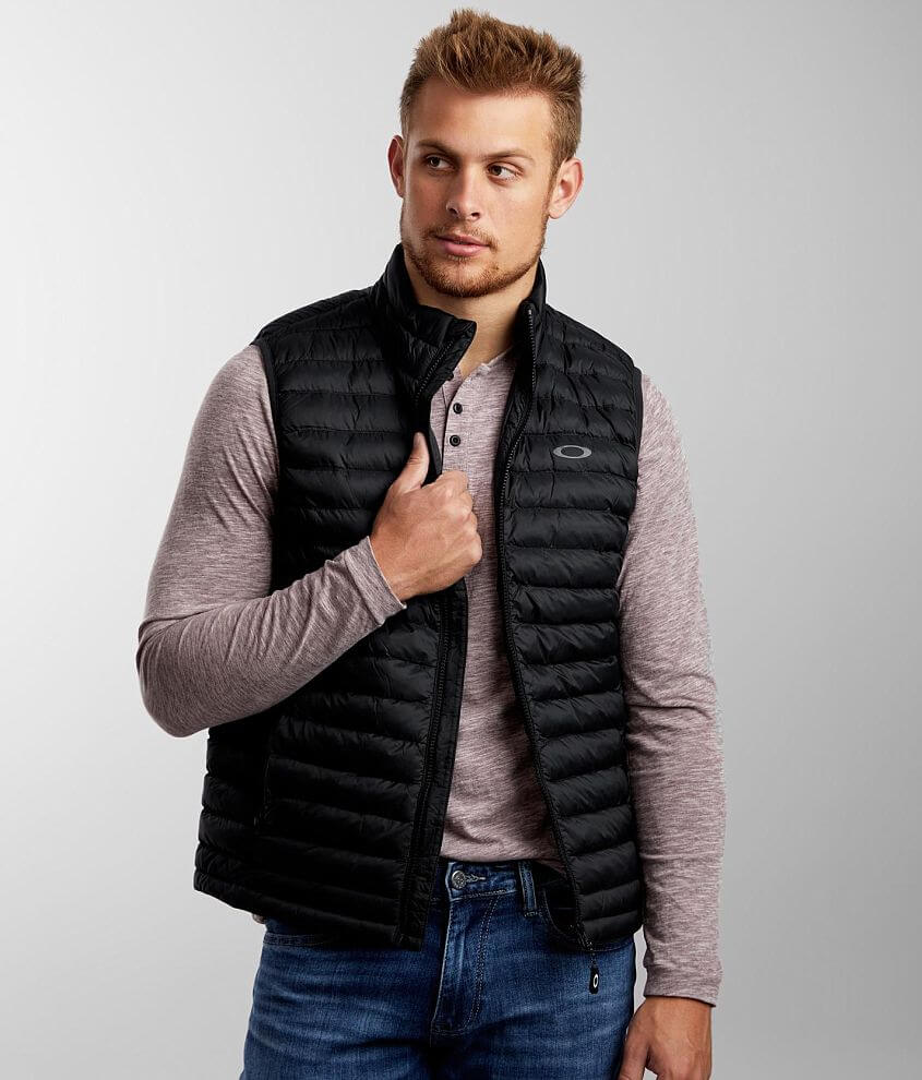 Oakley Meridian Puffer Vest - Men's Coats/Jackets in Blackout | Buckle