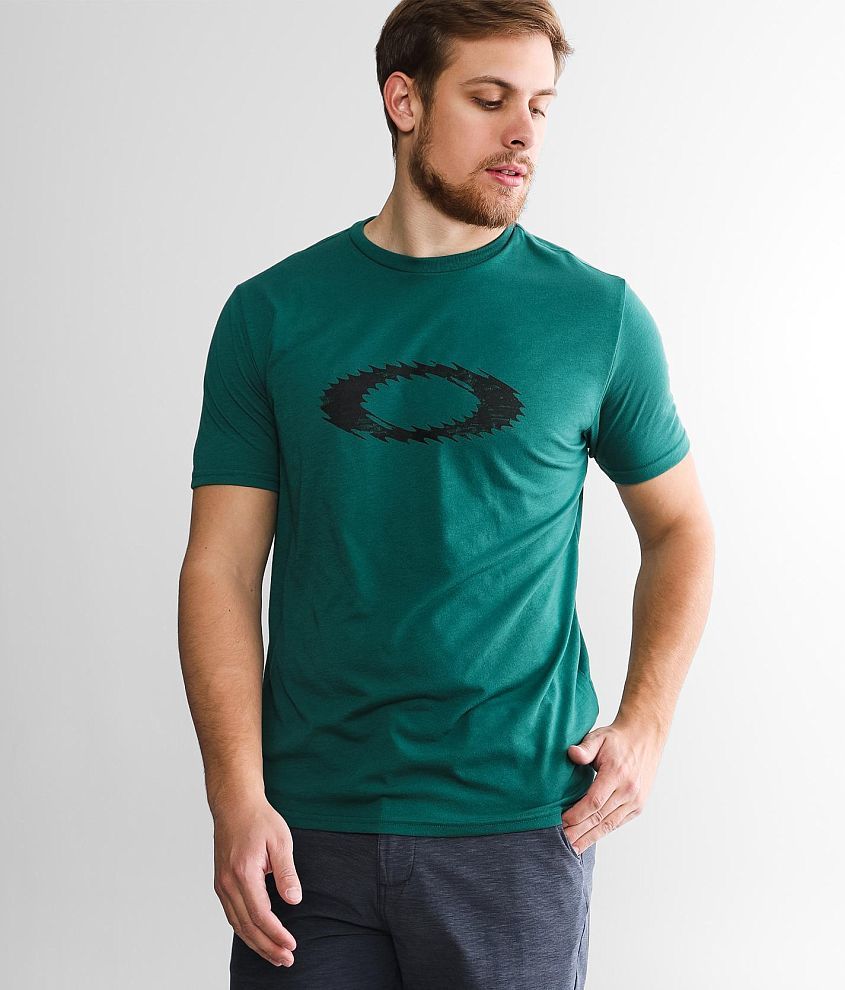 Oakley Blurred Static Icon T-Shirt - Men's T-Shirts in Bayberry