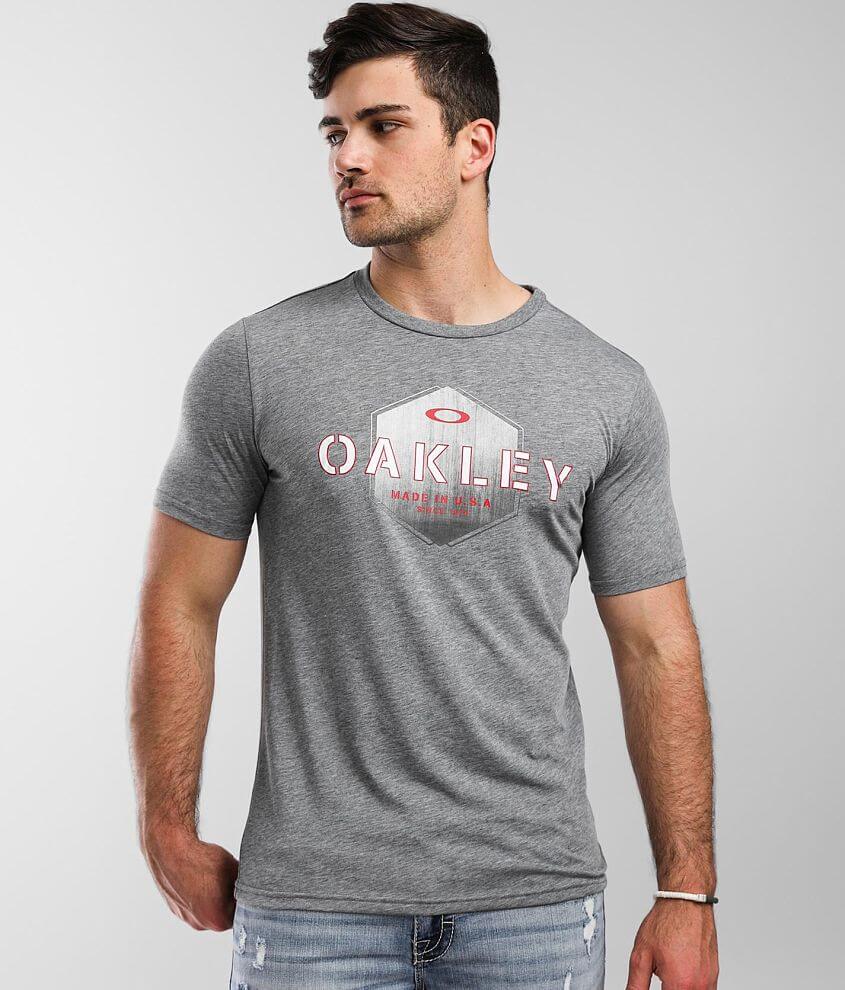 Oakley Concrete O Hydrolix™ T-Shirt - Men's T-Shirts in Athletic Heather  Grey | Buckle