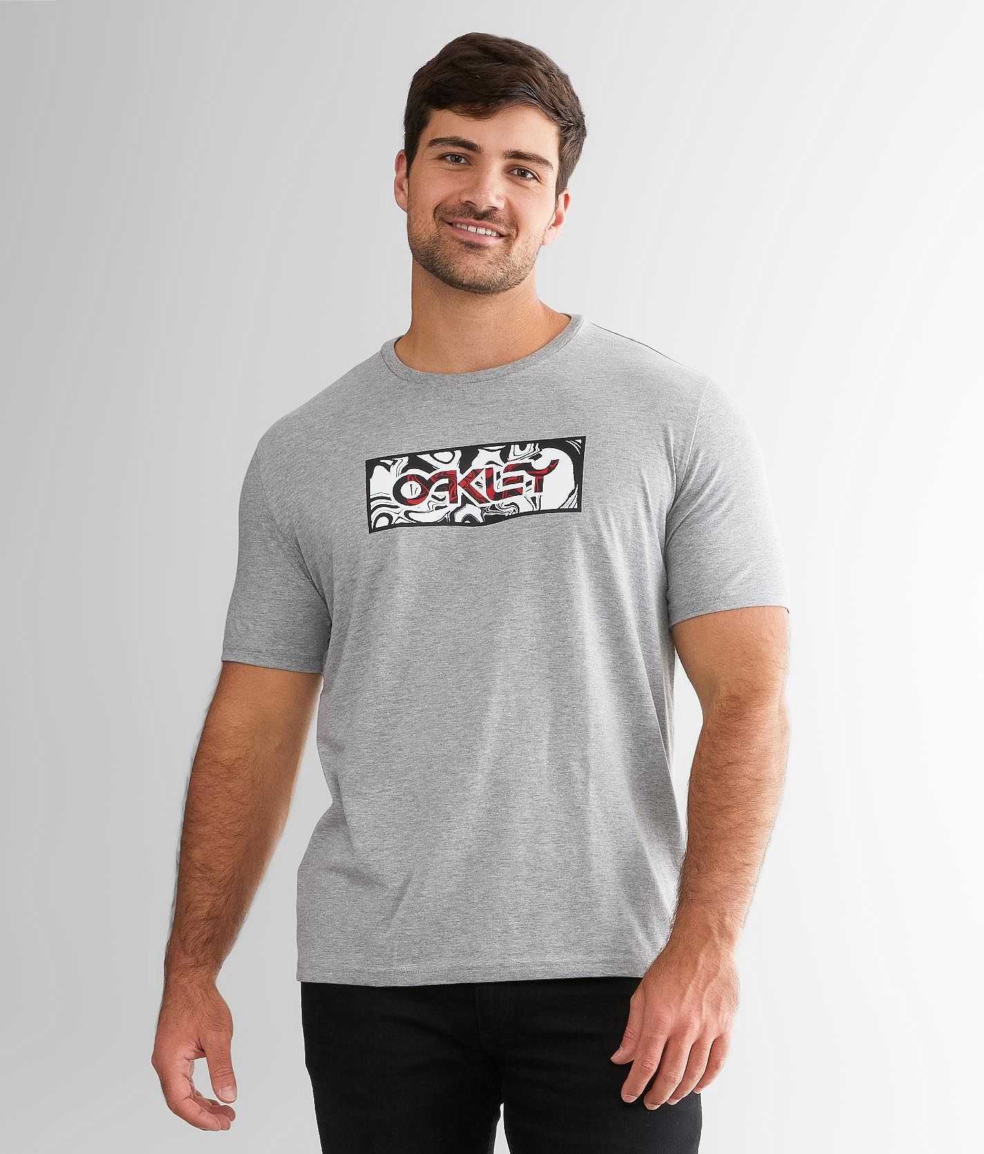 Oakley The Walls T-Shirt - Men's T-Shirts in Mid Grey