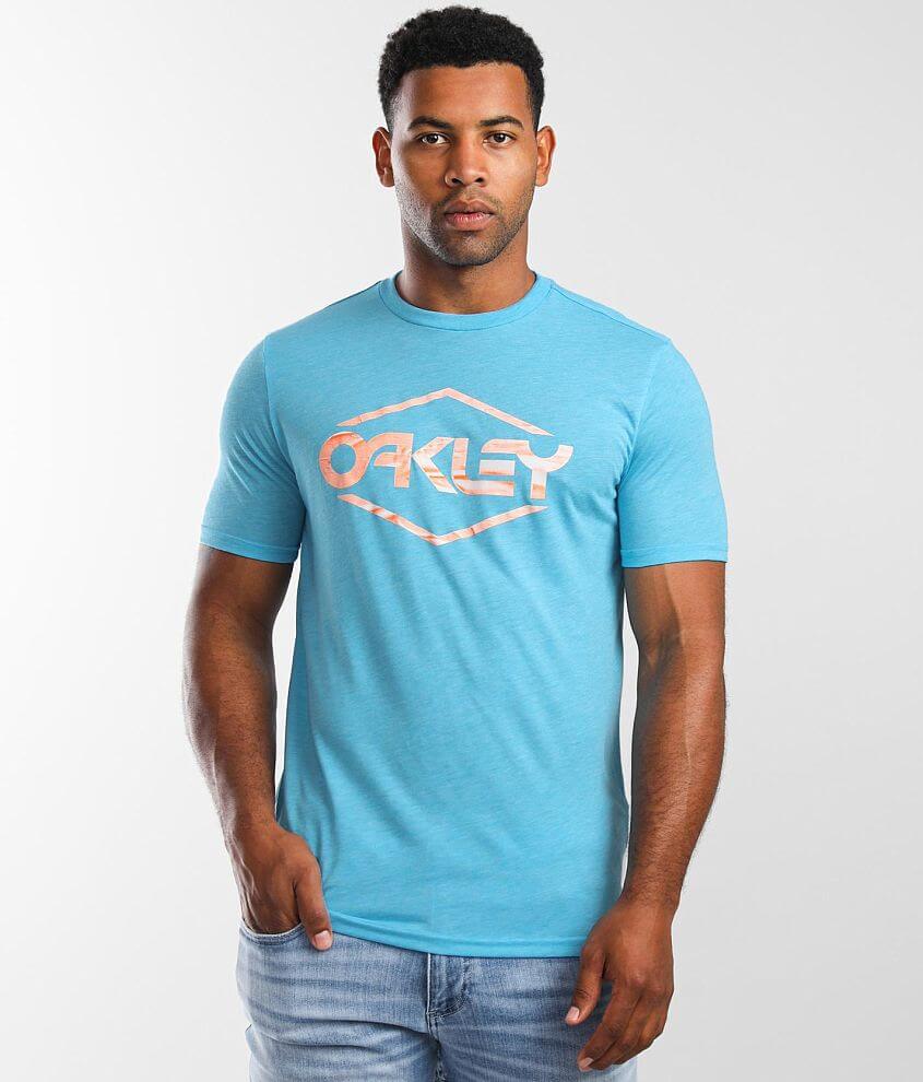 Oakley Fluid O Hydrolix™ T-Shirt - Men's T-Shirts in Illumination Lgt Htr  Blue | Buckle