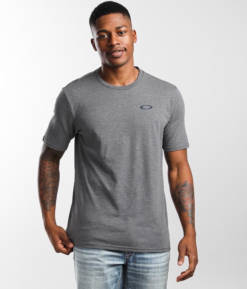 Oakley Vertical Hex T-Shirt - Men's T-Shirts in New Athletic Grey | Buckle