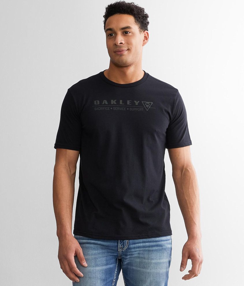 Oakley Si Pillars T-Shirt - Men's T-Shirts in Blackout | Buckle