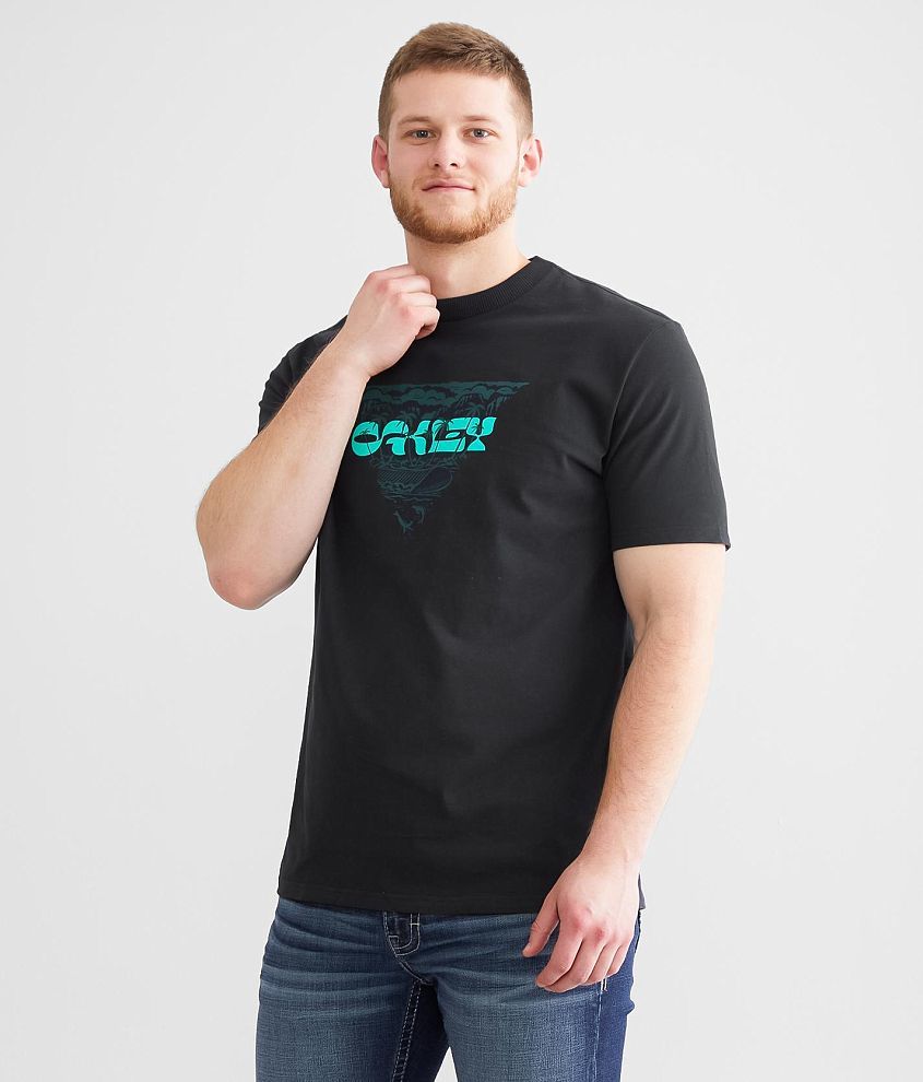 Oakley Tiki T-Shirt - Men's T-Shirts in Blackout | Buckle