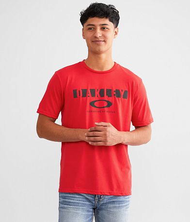 Camiseta Oakley Bark New Tee New Crimson - Masculina