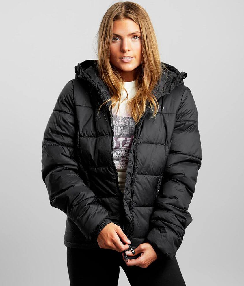 Oakley Stellar Hooded Puffer Jacket - Women's Coats/Jackets in Blackout |  Buckle