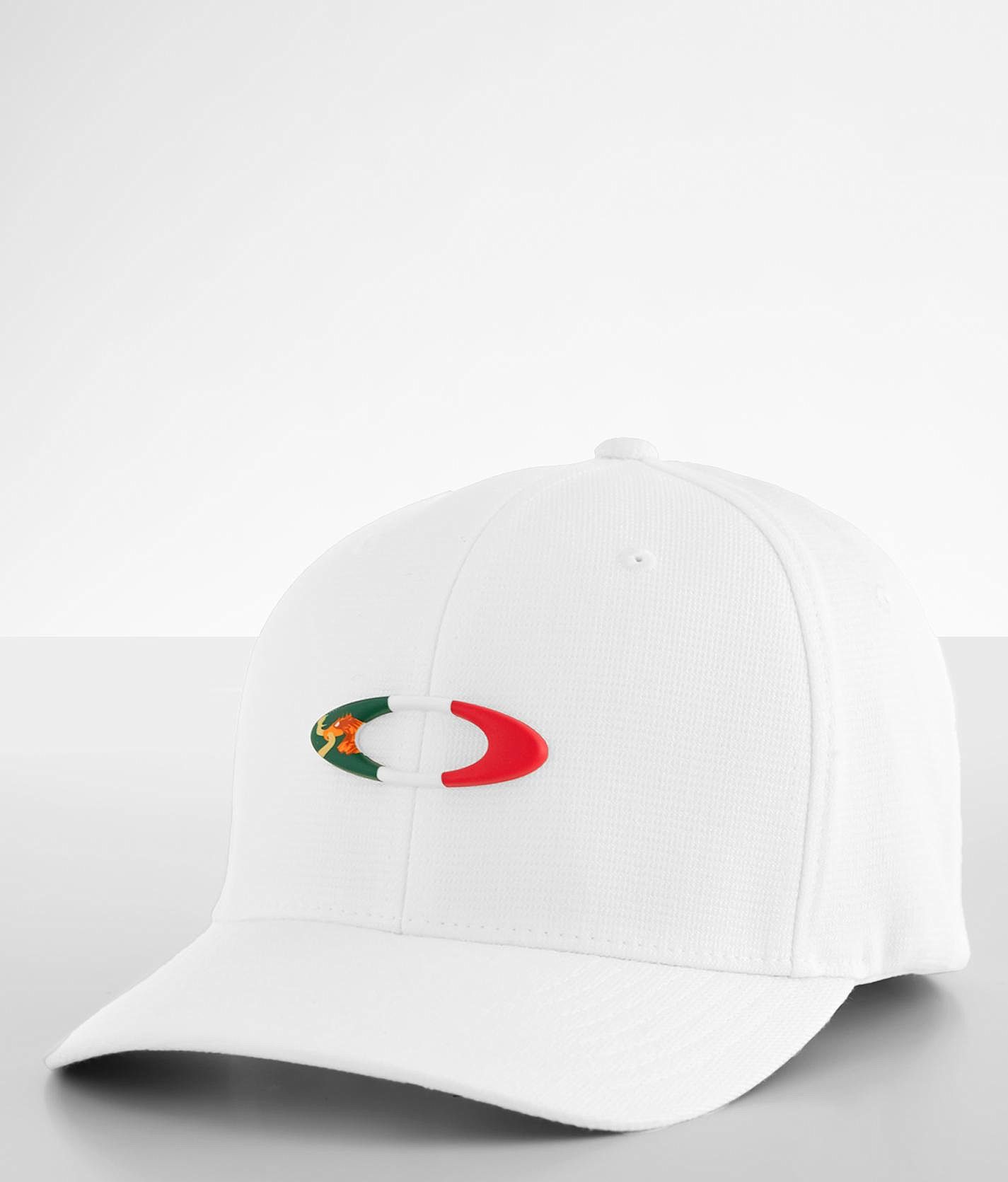 Oakley Tincan Mexico Flag Stretch Hat - Men's Hats in White | Buckle