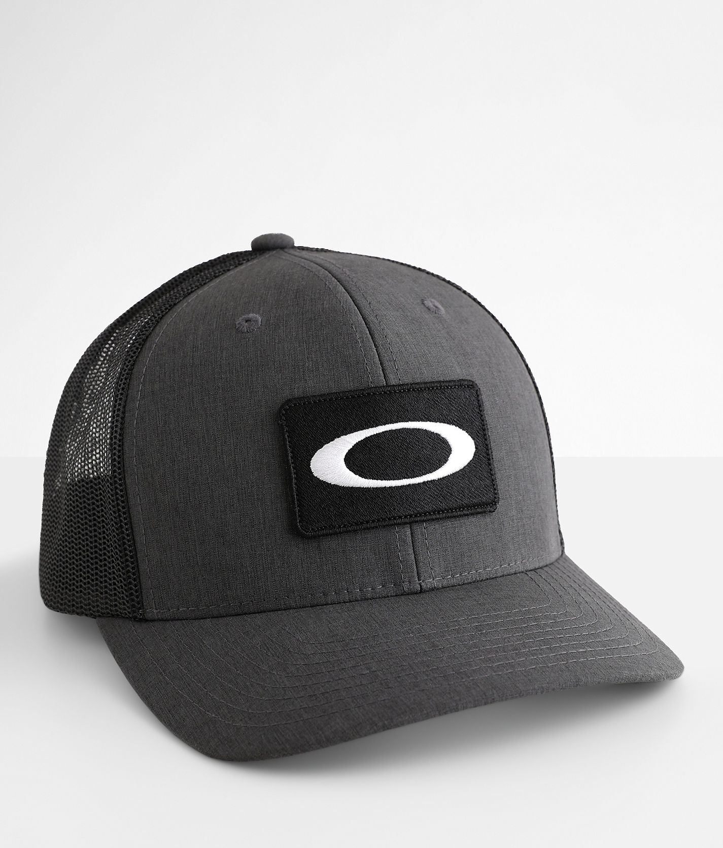 Oakley Original Trucker Hat - Men's Hats in Blackout Dark Heather | Buckle