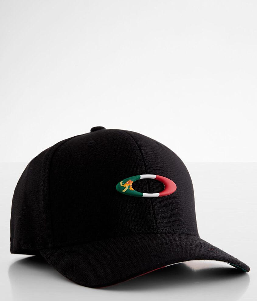 Oakley Tincan Mexico Flag Stretch Hat - Men's Hats in Blackout | Buckle