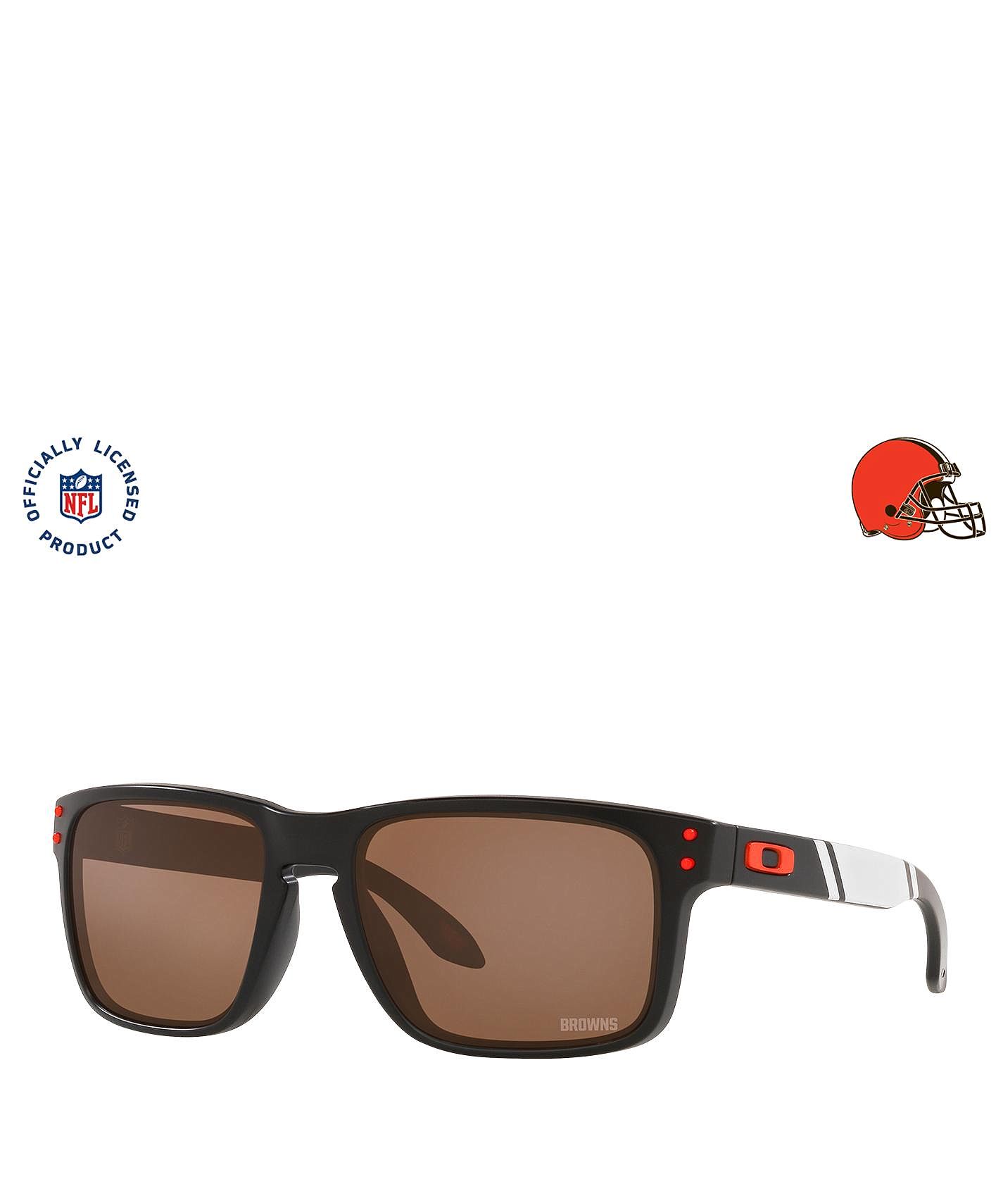 Oakley Holbrook™ Cleveland Browns Sunglasses - Men's Sunglasses & Glasses  in Matte Black | Buckle