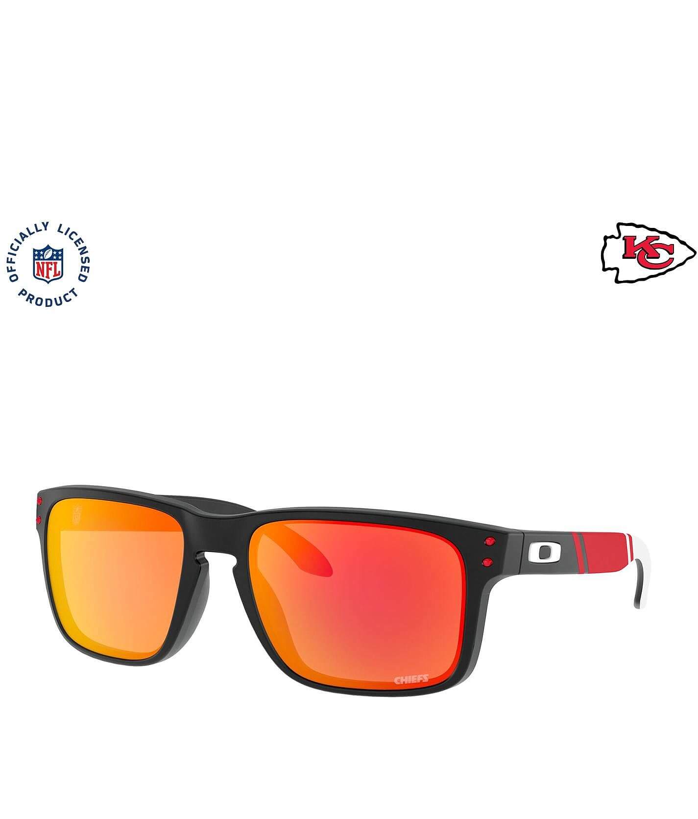 Oakley Holbrook Kansas City Chiefs Sunglasses - Men's Sunglasses & Glasses  in Multi | Buckle