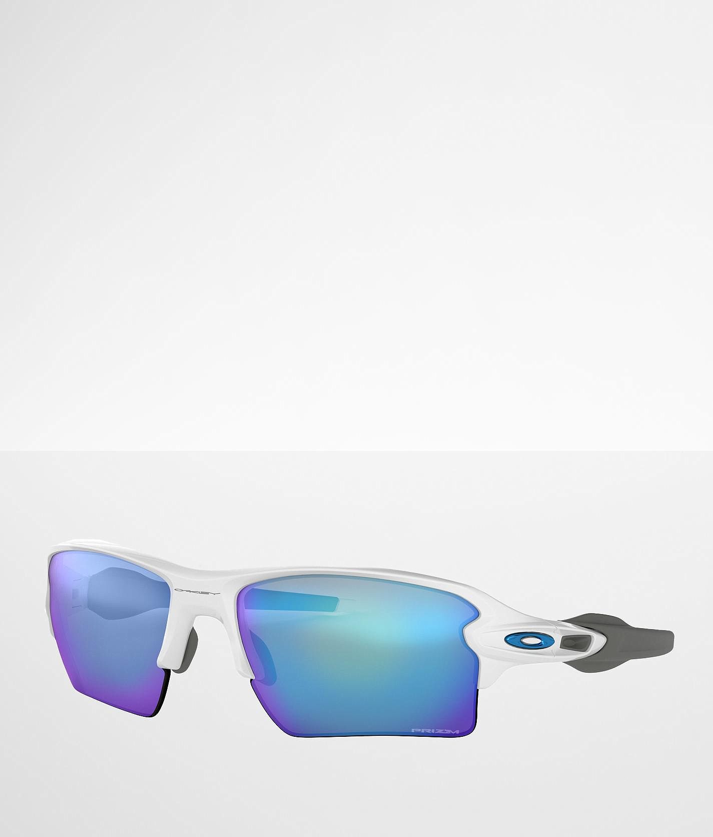 Oakley Flak 2.0 XL Polished White Prizm Sapphire Sunglasses