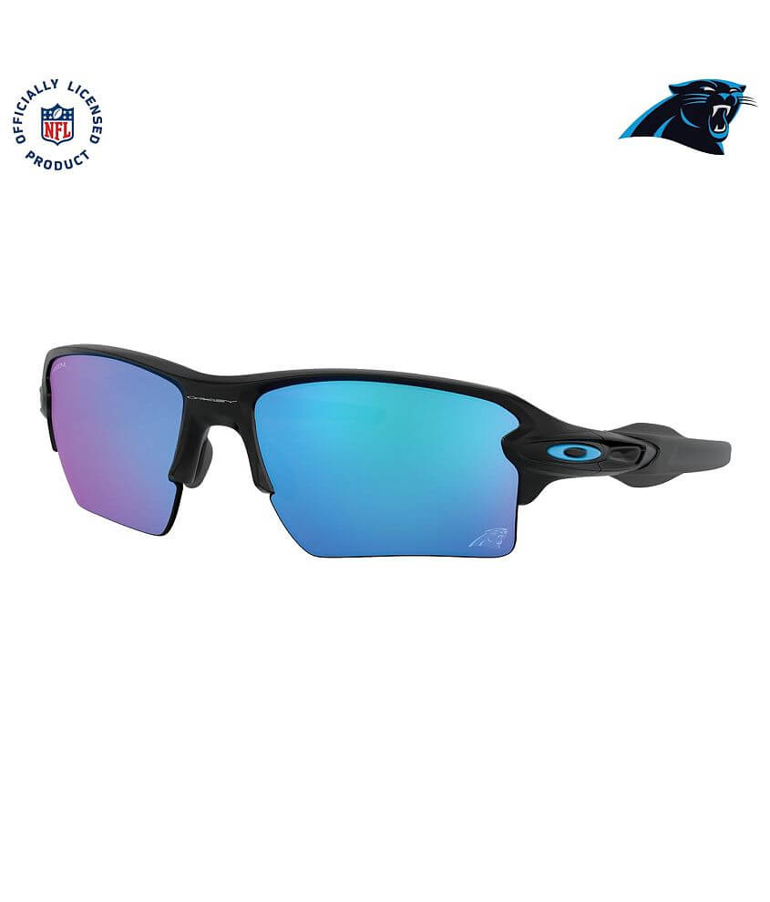 Oakley Flak 2.0 XL Carolina Panthers Sunglasses front view