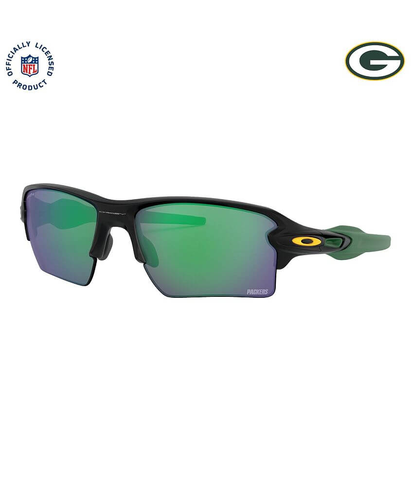 Oakley Flak 2.0 XL Green Bay Packers Sunglasses front view