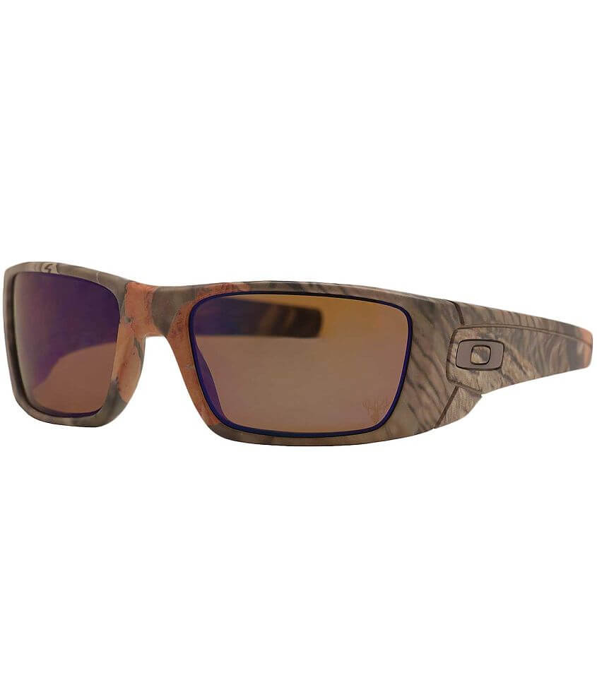 Oakley King&#39;s Camo Fuel Cell Sunglasses front view