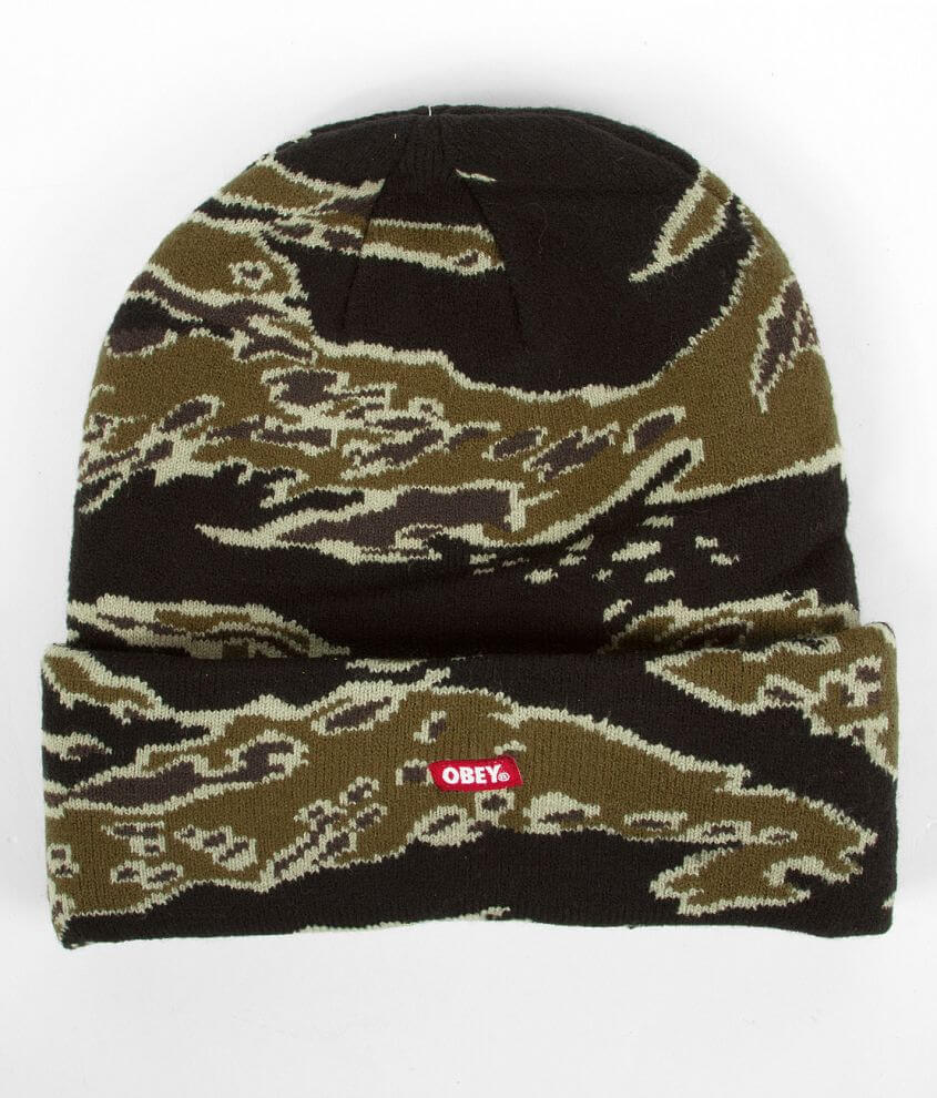 OBEY Infantry Beanie front view