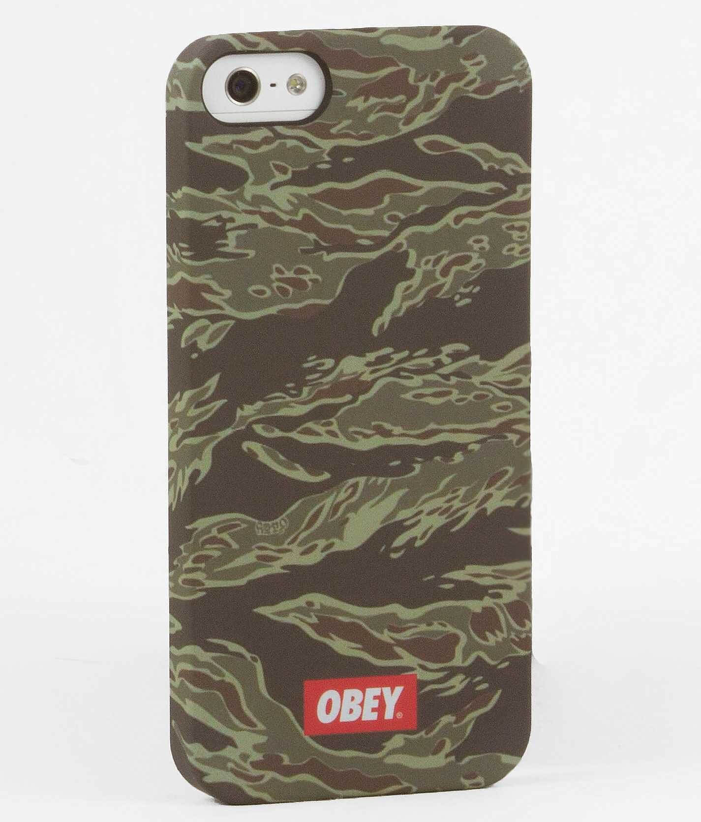 OBEY Quality Dissent iPhone Cover - Men's Clothing in Tiger