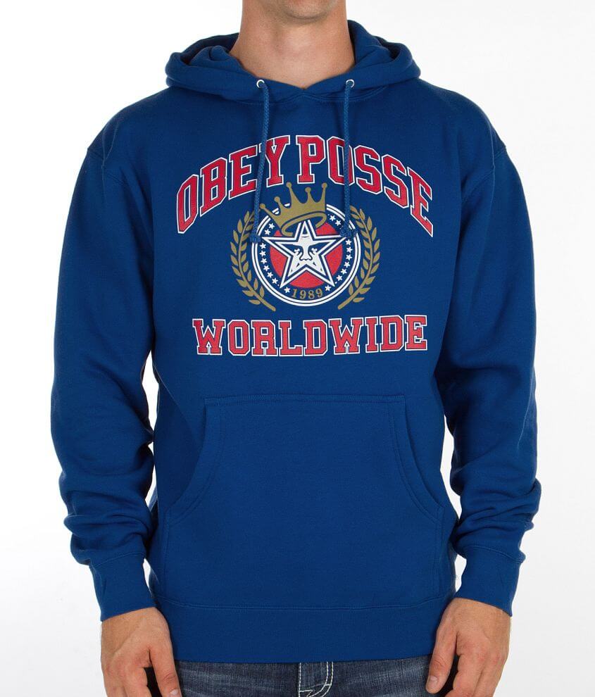 OBEY Posse Worldwide Sweatshirt Men s Sweatshirts in Royal Blue