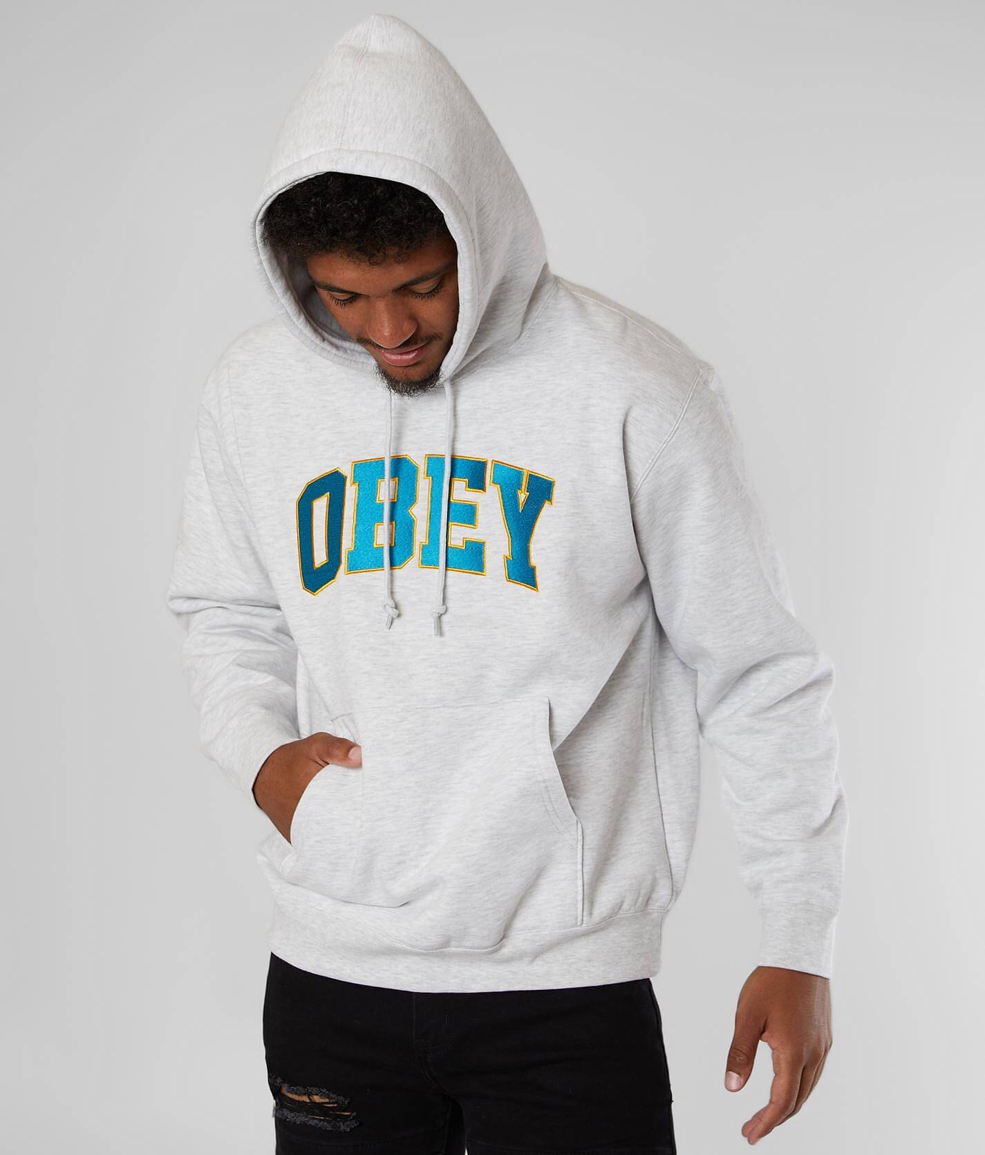 obey acid wash hoodie