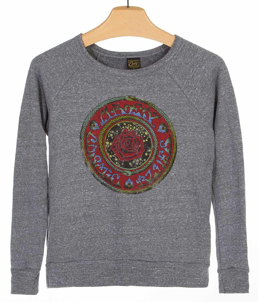 OBEY Cosmic Blues Sweatshirt front view