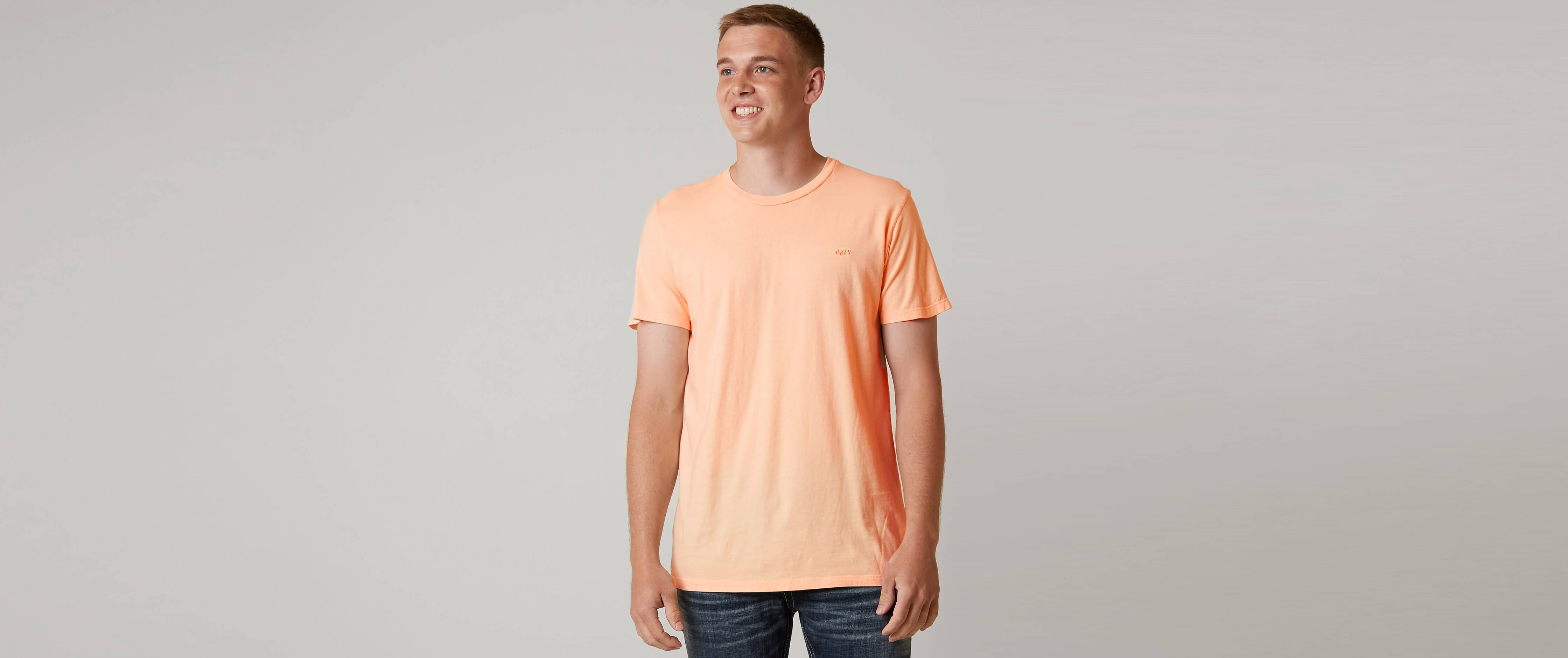 dusty peach shirt