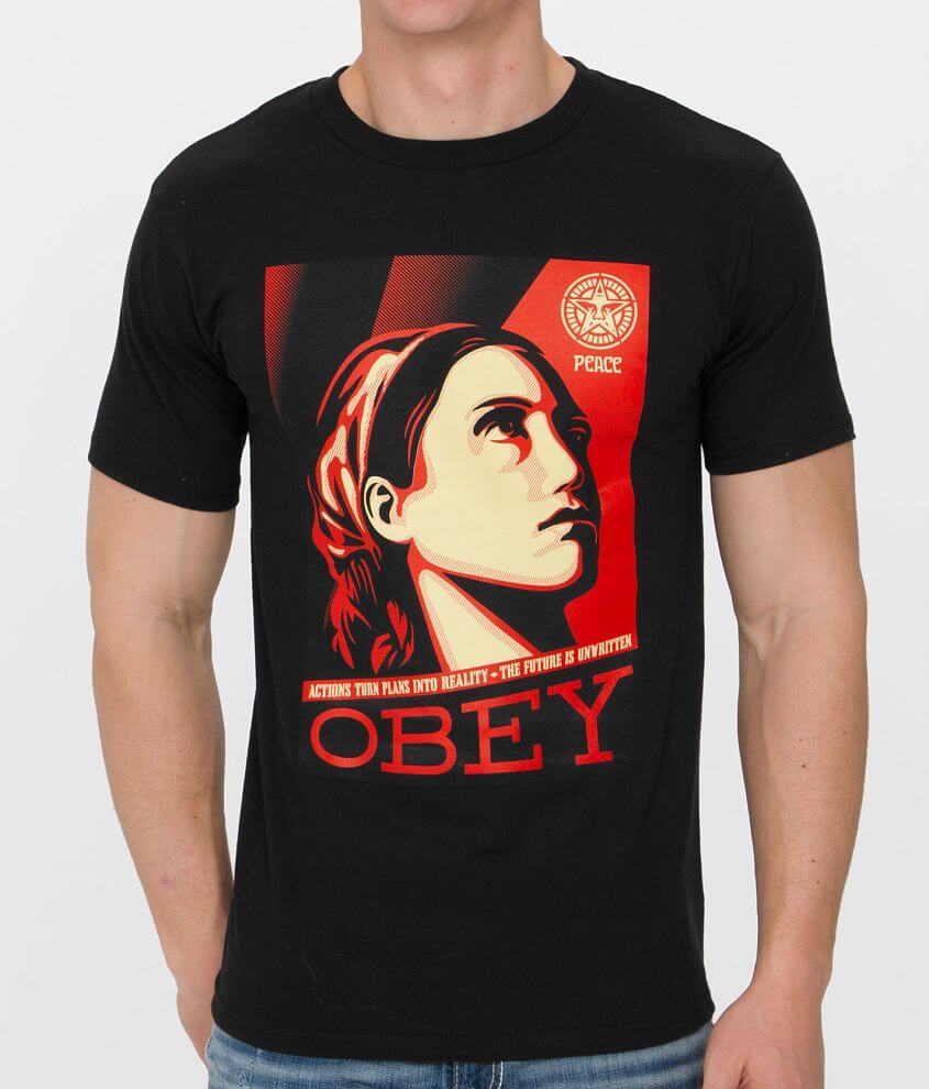 OBEY Plans For The Future T-Shirt front view