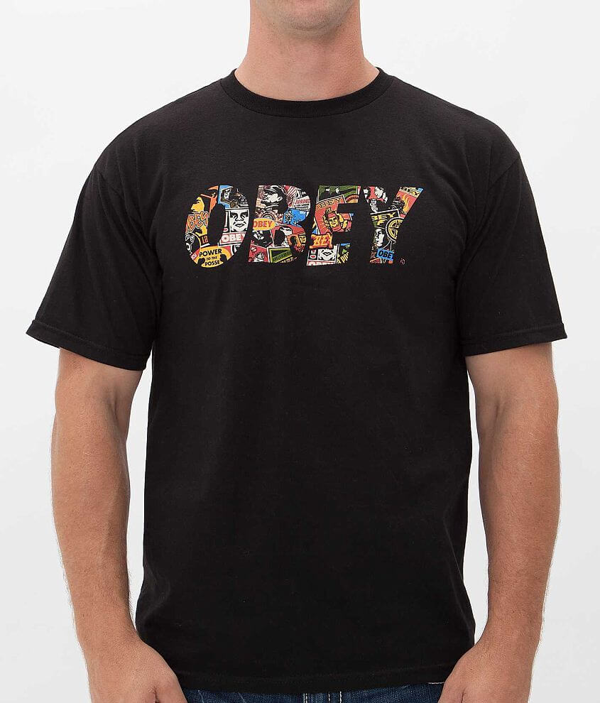 OBEY Collage T-Shirt front view