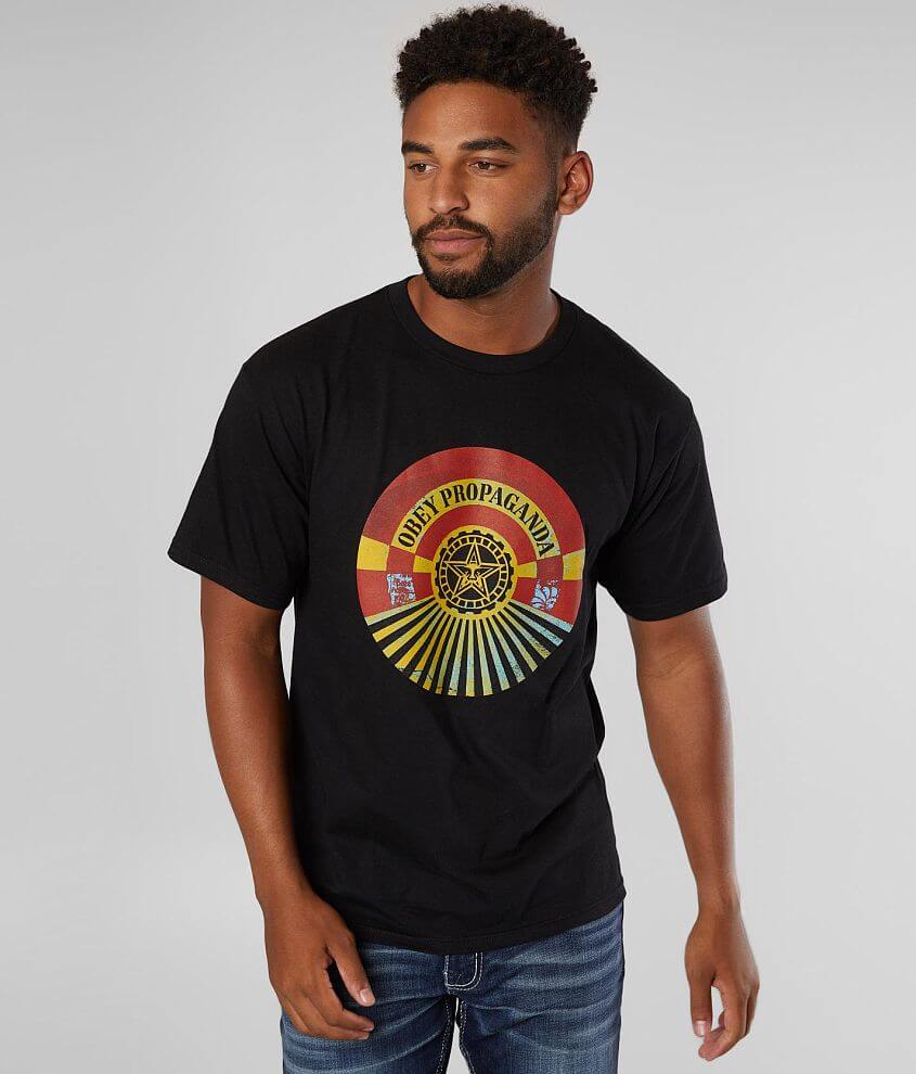 OBEY Tunnel Vision T-Shirt - Men's T-Shirts in Black | Buckle