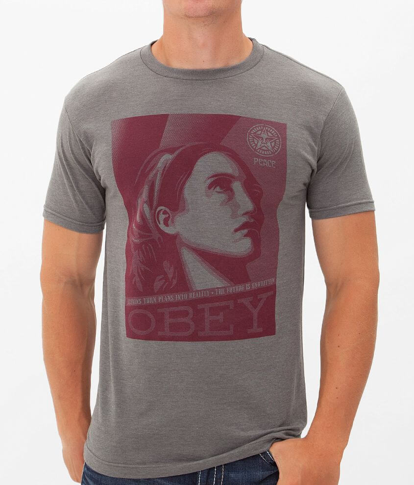 OBEY Plans For The Future T-Shirt front view