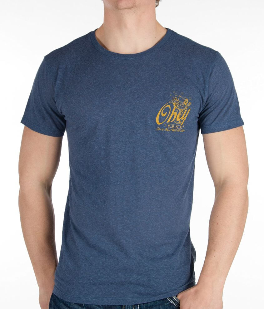 OBEY Lounge Act T-Shirt front view
