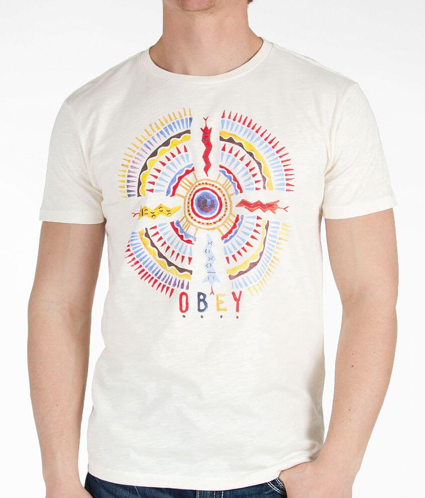 OBEY Sandpearl T-Shirt front view