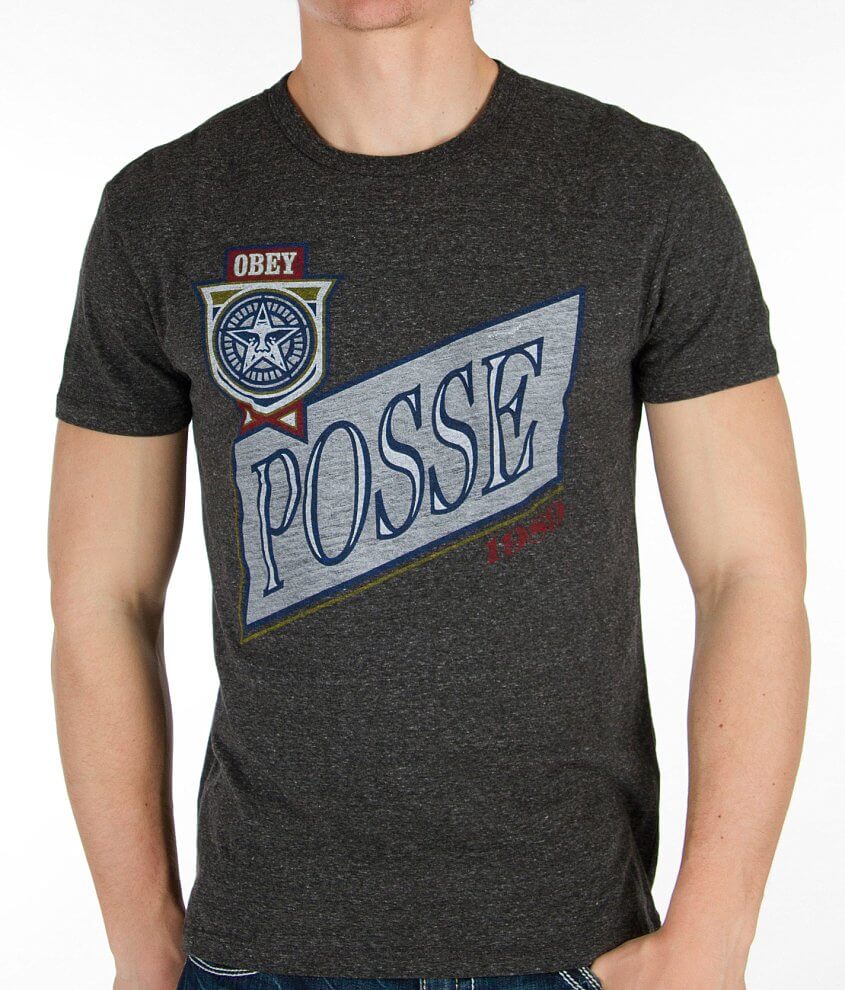 OBEY Posse Light T-Shirt front view
