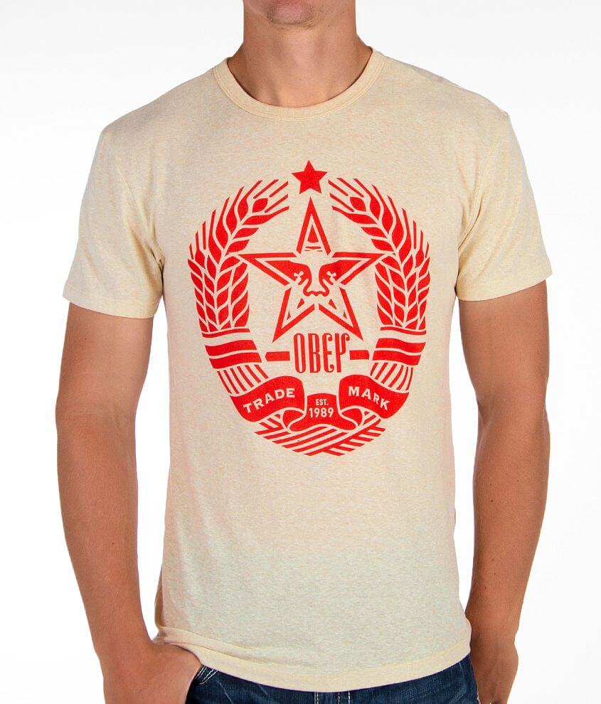 OBEY Star Crest T-Shirt front view