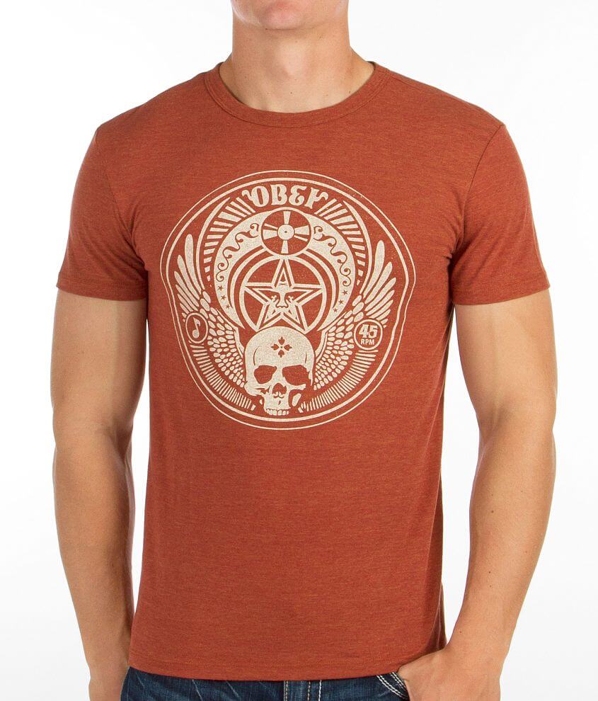 OBEY Skull &#38; Wings T-Shirt front view