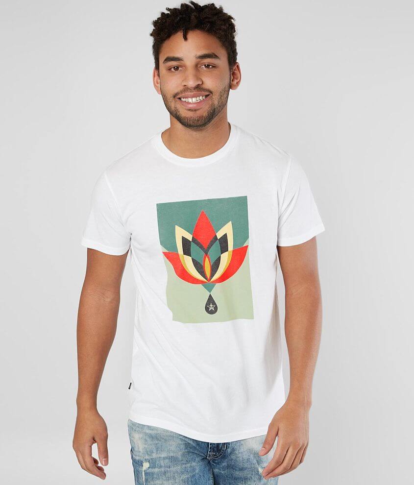 Image of OBEY Geometric Flower T-Shirt